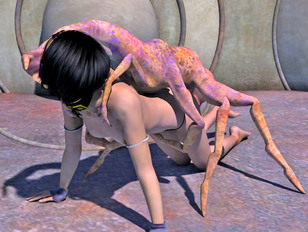 picture #6 ::: Tentacle monsters from another planet seeking for wet empty female holes