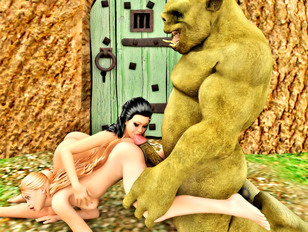 picture #3 ::: Busty 3D babes getting laid by wicked demons and savage monsters