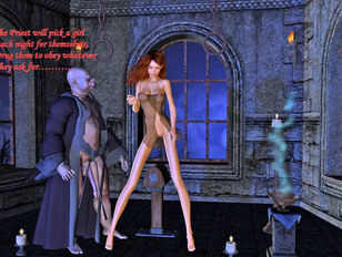 picture #6 ::: Fantasy babes teasing their monster lovers with their bodies and boobs