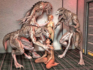 picture #1 ::: Trapped babes forced to have sex with demons - forced demonsex gallery