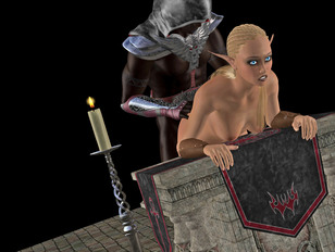 picture #12 ::: Cute elven girl gets fucked by an evil orc lord.