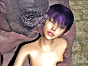 picture #6 ::: Lovely 3d human slut has nasty sex with a huge slimy dragon.