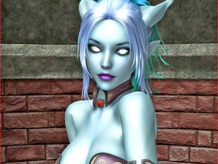 picture #3 ::: lustful 3d of beautiful little elven and her perky tits