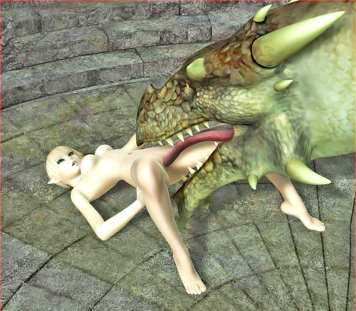 3d monster pussy licking hot photo