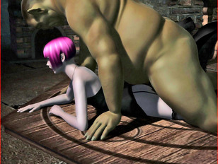 picture #5 ::: Amazing rape anime showing a pretty babe riding on stiff monster dick.