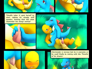 picture #1 ::: Fan made short Pokemon comic porno - Two different species having sex