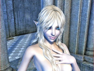 picture #2 ::: Stunningly sexy naked babes of the magical wonderland posing - 3D gallery