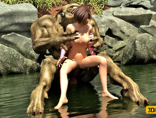 picture #3 ::: sex 3d monster gets his hands on gorgeous hottie