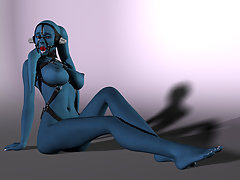 picture #2 ::: Desirable 3d hottie enjoys hardcore sex with a lewd creature