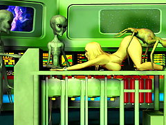 picture #3 ::: Dazzling 3d blonde being fucked hard in a space ship