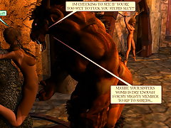 picture #6 ::: Wild orc brutes abuse and screw a cute elven princess